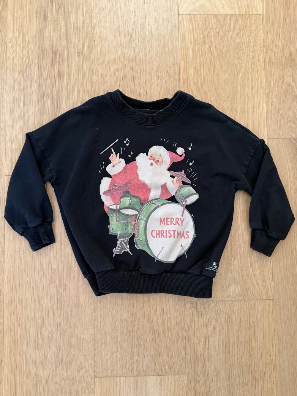 Santa Holiday Sweatshirt Rock Your Kid - Size 4